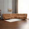 Emmy Power Motion Sectional Sofa in Orange Chenille Finish by Acme - LV04650 - Image 2 of 0