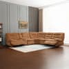 Emmy Power Motion Sectional Sofa in Orange Chenille Finish by Acme - LV04650 - Image 3 of 0