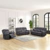 Zubaida 2 Piece Power Motion Sofa Set in Dark Gray Polished Finish by Acme - LV04670-S - Image 2 of 0