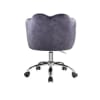 Rowse Office Chair in Dark Gray Velvet & Chrome Finish by Acme - OF00118 - Image 5 of 0