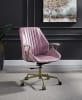 Hamilton Office Chair in Pink Top Grain Leather Finish by Acme - OF00399 - Image 1 of 0