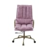 Tinzud Office Chair in Pink Top Grain Leather Finish by Acme - OF00439 - Image 2 of 0