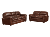 Redding Cognac Brown Leather Modern 2-peice Sofa Set by Baxton Studio - BAX-9015 - Image 2 of 0