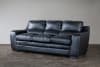 Diplomat Modern Black 2pc Sofa Set by Baxton Studio - BAX-9692 - Image 1 of 0