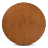 Aggie 5 Piece Round Dining Room Set in Grey and Walnut Brown Finish by Baxton Studio - BAX-Aggie-Grey/Walnut-5PC - Image 4 of 0