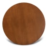 Alena 5 Piece Round Dining Room Set in Grey and Walnut Brown Finish by Baxton Studio - BAX-Alena-Grey/Walnut-5PC - Image 4 of 0