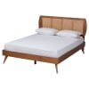 Asami 6 Piece Queen Bedroom Set in Walnut Brown Finish by Baxton Studio - BAX-Asami-Ash Walnut Rattan-Queen - Image 3 of 0