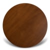Aspen 5 Piece Round Dining Room Set in Grey and Walnut Brown Finish by Baxton Studio - BAX-Aspen-Grey/Walnut-5PC - Image 4 of 0