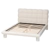 Ralayna Platform Queen Bed in Ivory Finish by Baxton Studio - BAX-BBT61168-A1-Ivory-Queen - Image 5 of 0