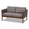 Lenne Mid-Century Modern Grey 3-Piece Living Room Set by Baxton Studio - BAX-BBT8041-Grey-3PC Set - Image 5 of 0