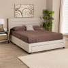 Braylon 3-Drawer Storage Platform Full Bed in Beige/Dark Brown by Baxton Studio - BAX-CF 9270-A-Coronado-A-Beige-Full - Image 1 of 0