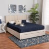 Coronado Platform Queen Storage Bed in Beige Finish by Baxton Studio - BAX-CF 9270-B-Coronado-B-Beige-Queen - Image 1 of 0