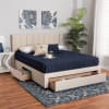 Coronado Platform Queen Storage Bed in Beige Finish by Baxton Studio - BAX-CF 9270-B-Coronado-B-Beige-Queen - Image 2 of 0