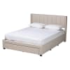 Coronado Platform Queen Storage Bed in Beige Finish by Baxton Studio - BAX-CF 9270-B-Coronado-B-Beige-Queen - Image 4 of 0