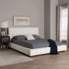 Braylin Platform Queen Bed in White Finish by Baxton Studio - BAX-CFSP0828-White-Queen - Image 1 of 0