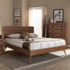 Demeter Platform Full Bed in Walnut Brown Finish by Baxton Studio - BAX-Demeter-Ash Walnut-Full-B - Image 1 of 0
