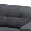 Langley Modern and Contemporary Dark Grey Sectional with Left Facing Chaise by Baxton Studio - BAX-J099C-Dark Grey-LFC - Image 4 of 0