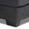 Langley Modern and Contemporary Dark Grey Sectional with Left Facing Chaise by Baxton Studio - BAX-J099C-Dark Grey-LFC - Image 5 of 0