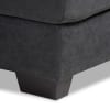 Nevin Modern and Contemporary Dark Grey Sectional with Left Facing Chaise by Baxton Studio - BAX-J099S-Dark Grey-LFC - Image 5 of 0