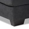 Nevin Modern and Contemporary Dark Grey Sectional with Right Facing Chaise by Baxton Studio - BAX-J099S-Dark Grey-RFC - Image 5 of 0