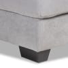 Nevin Modern and Contemporary Light Grey Sectional with Left Facing Chaise by Baxton Studio - BAX-J099S-Light Grey-LFC - Image 5 of 0