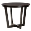 Jamie 5 Piece Round Dining Room Set in Beige and Dark Brown by Baxton Studio - BAX-Jamie-Sand/Dark Brown-5PC - Image 3 of 0