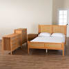 Jenn 6 Piece Queen Bedroom Set in Golden Brown Finish by Baxton Studio - BAX-Jenn-Distressed/NT - Image 2 of 0