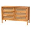 Jenn 6 Piece Queen Bedroom Set in Golden Brown Finish by Baxton Studio - BAX-Jenn-Distressed/NT - Image 5 of 0