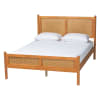 Jenn Queen Bed in Golden Brown Finish by Baxton Studio - BAX-Jenn-Distressed/NT-B - Image 1 of 0