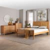 Jenn Queen Bed in Golden Brown Finish by Baxton Studio - BAX-Jenn-Distressed/NT-B - Image 2 of 0