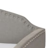 Lanny Daybed with Trundle in Grey Fabric Finish by Baxton Studio - BAX-Lanny-Grey-Daybed - Image 3 of 0