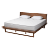 Macayle Platform Queen Bed in Ash Walnut Finish by Baxton Studio - BAX-MG0004-2-Ash Walnut-Queen - Image 2 of 0