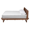 Macayle Platform Queen Bed in Ash Walnut Finish by Baxton Studio - BAX-MG0004-2-Ash Walnut-Queen - Image 3 of 0