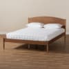 Leanora Platform Queen Bed in Ash Wanut Finish by Baxton Studio - BAX-MG0006-Ash Walnut-Queen - Image 2 of 0