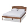 Leanora Platform Queen Bed in Ash Wanut Finish by Baxton Studio - BAX-MG0006-Ash Walnut-Queen - Image 3 of 0