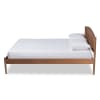 Leanora Platform Queen Bed in Ash Wanut Finish by Baxton Studio - BAX-MG0006-Ash Walnut-Queen - Image 4 of 0