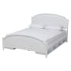 Elise 4-Piece Bedroom Set in White Finish by Baxton Studio - BAX-MG0038-White-Queen-4PC - Image 5 of 0