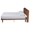 Decker Platform Bed with Charging Station in Walnut Brown Finish by Baxton Studio - BAX-MG0081S-Walnut-Queen - Image 4 of 0