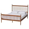 Deance Platform Queen Bed in Walnut Brown by Baxton Studio - BAX-MG0206-Walnut-Queen - Image 3 of 0