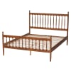 Deance Platform Queen Bed in Walnut Brown by Baxton Studio - BAX-MG0206-Walnut-Queen - Image 5 of 0