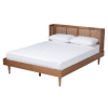 Rina 6 Piece Full Bedroom Set in Ash Walnut Finish by Baxton Studio - BAX-MG97151-Ash Walnut-Full-6Pc - Image 4 of 0