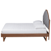 Douglas Platform Queen Bed in Walnut Brown by Baxton Studio - BAX-MG9776/97043-Queen - Image 4 of 0