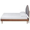 Ardelle Platform Queen Bed in Walnut Brown by Baxton Studio - BAX-MG9776/97151-Queen - Image 3 of 0
