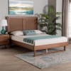 Rondell Platform Queen Bed in Ash Walnut by Baxton Studio - BAX-MG9778/94043-Queen - Image 1 of 0