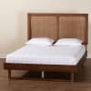 Rondell Platform Queen Bed in Ash Walnut by Baxton Studio - BAX-MG9778/94043-Queen - Image 2 of 0