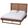 Rondell Platform Queen Bed in Ash Walnut by Baxton Studio - BAX-MG9778/94043-Queen - Image 3 of 0