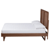 Rondell Platform Queen Bed in Ash Walnut by Baxton Studio - BAX-MG9778/94043-Queen - Image 4 of 0
