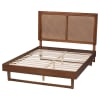 Rondell Platform Queen Bed in Ash Walnut by Baxton Studio - BAX-MG9778/94043-Queen - Image 5 of 0