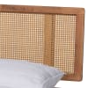Nura Platform Full Bed in Walnut Brown Finish by Baxton Studio - BAX-Nura-Ash Walnut Rattan-Full-B - Image 5 of 0