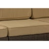 Owen Brown Wicker and Tan Linen Lawn Sectional Sofa Set by Baxton Studio - BAX-PAS-1206 - Image 4 of 0